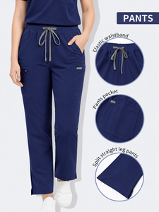 Combinaison Médicale Unisexe OEM ODM en Gros, Uniforme d'Infirmière Personnalisé à Marque Privée, Une Pièce en Polyester Tricoté et Rayonne pour Hôpital - Product Image 2
