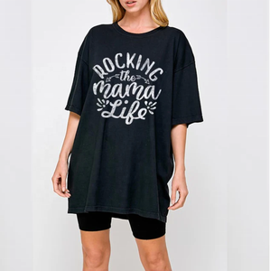 T-shirts graphiques pour femmes, T-shirts pour femmes de grande taille T Shirt Jersey Blank Casual Printed Knitted Regular y2K T-shirts - Product Image 3