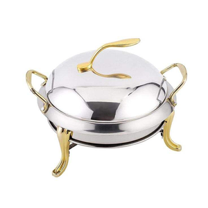 Recipiente para Calentar Comida de Acero Inoxidable, Elegante Calentador de Buffet, Diseño Duradero, Servidor de Alimentos de Alta Calidad para Catering - Product Image 4