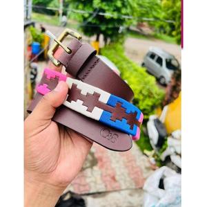 Cinturones de Cuero Genuino a Precio de Fábrica para Accesorios Masculinos, con Patrón Colorido Personalizado, Resistentes al Agua, con Hebilla Metálica Duradera - Product Image 2