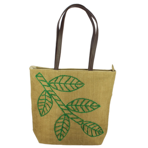 Bolsas de Yute Ecológicas Bordadas, Bolsas de Yute Natural Personalizadas en Venta, Bolsas de Compras Reutilizables y Modernas - Product Image 1