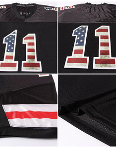 2026 Wholesale Men's High Quality Durable Football Jersey Breathable Quick Dry <b>Heat</b>-Transfer Printing Front Custom Team Name - Product Image 4