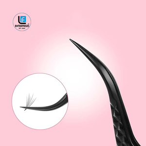 OEM Wholesale High Pointed Tip <b>Eyelash</b> Extension Tweezers-Premium Stainless Steel High Precision Curved Tweezer <b>Reusable</b> Perfect - Product Image 5