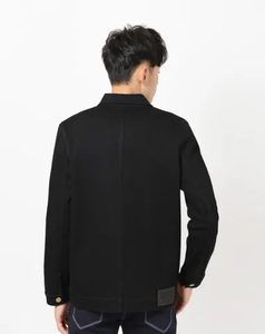 Chaquetas de Mezclilla de Diseño para Hombre, Moda Urbana 2024, Chaquetas Vaqueras Casuales y Elegantes de Manga Larga para Hombre, Chaqueta de Mezclilla al por Mayor - Product Image 3