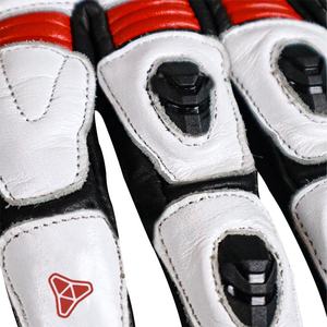 Gants d'équitation de moto doigts complets en cuir gant d'écran tactile de cavalier de course de moto pour les hommes de haute qualité - Product Image 5