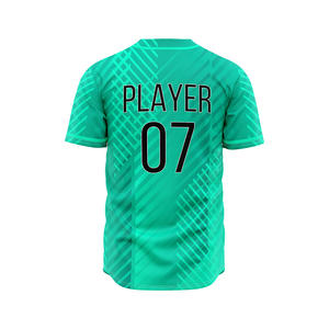 Nouveau maillot de baseball unisexe de haute qualité imprimé sur mesure, 100% polyester respirant, antibactérien, grandes tailles, chemises de softball - Product Image 3