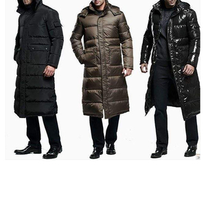 American Edition 700 Peng Waterproof Embroidered Hooded Knee-Length Trench <b>Jacket</b> for <b>Men</b> Women <b>White</b> 90% Duck All-Match - Product Image 4