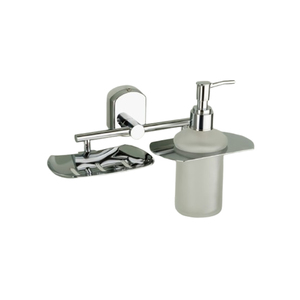 Juego de Accesorios de Baño Modernos y Duraderos de la Colección Arion, para Montar en la Pared, Multifuncionales, Jabonera, Dispensador de Jabón Líquido, para Hospital, Hotel - Product Image 2