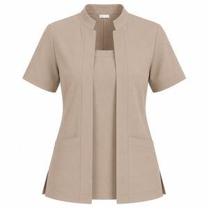 Premium Medical <b>Scrub</b> Uniform Women Healthcare Worker Nursing Suit Hospital Clinic Workwear <b>Scrub</b> <b>Set</b> Supplier - Product Image 2