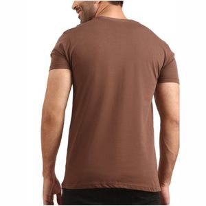 Loose Drop Shoulder Design Logo Oversized Custom Woven T-Shirts 100% Cotton for Men Loose Fit Printed High Street Style - Product Image 4