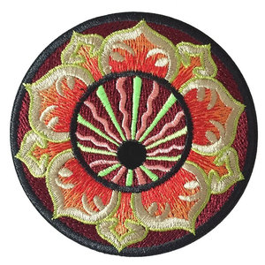 Wholesale <b>Embroidery</b> Patches With Custom Shape Design Fine Embroidered Details Strong Backing <b>Material</b> And Smooth Edges - Product Image 1