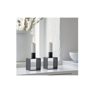 Portavelas Decorativo de Hierro, Soporte Metálico para Centro de Mesa, Iluminación para Sala de Estar, Celebraciones Festivas, Cenas y Eventos - Product Image 6