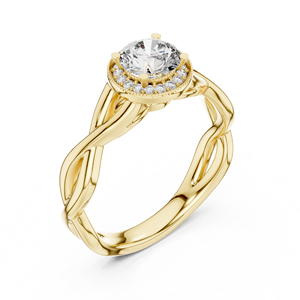 Anillo de Boda de Plata 925 con Diamante Moissanita al por Mayor - Product Image 4