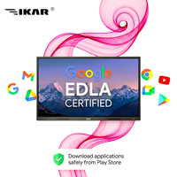 Pizarra Interactiva Inteligente IKAR JX-E5A de 110 Pulgadas 4K UHD IFPD con Android 15, Cámara de 48MP y Pantalla Táctil de 40 Puntos