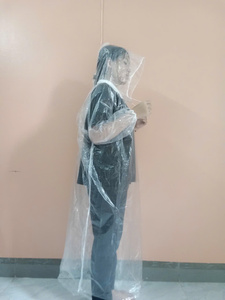 Emballage personnalisé Imperméable léger Bon prix Imperméable temporaire jetable PE Vente en gros Meilleure origine du Vietnam - Product Image 1