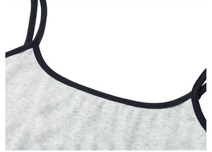 High Quality Women's 100% Cotton Eco-Friendly Breathable Anti-Shrink Anti-Pilling <b>Heat</b>-Transfer Printed O-Neck Tank <b>Tops</b> for - Product Image 5