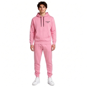 Unisex Winter Streetwear Hooded Fleece Jacket 100% Cotton Drawstring Closure Regular Fit - Product Image 1