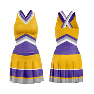 Último Diseño 2025, Uniforme de Animadoras para Adultos de Secado Rápido, Sublimación Completa, Antibacteriano y Transpirable, Disfraces para Mujer - Product Image 1