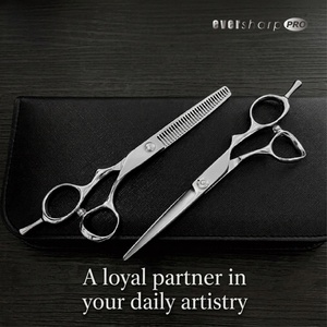 Tijeras de Belleza de Acero Inoxidable VG10 de 6 Pulgadas para Mano Derecha con Punta Afilada y Mango Ergonómico Mediano - Product Image 2