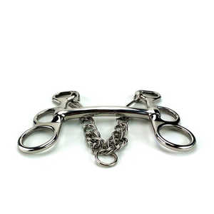 Horse Equipment Racing <b>Bits</b> Stainless Steel Horse Riding <b>Gag</b> <b>Bits</b> - Product Image 6
