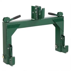 Adaptateur d'attelage rapide vert 3 Pt pour tracteurs de catégorie 1 et 2 3000lb avec boulon réglable - Product Image 1