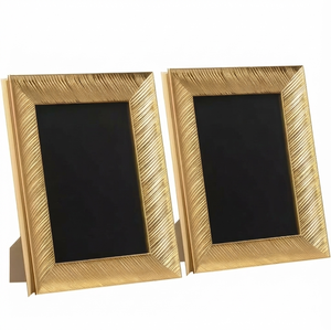 Elegant Interior Accent Metal Glass <b>Picture</b> <b>Frame</b> Stylish Photo Display Home Decor - Product Image 1
