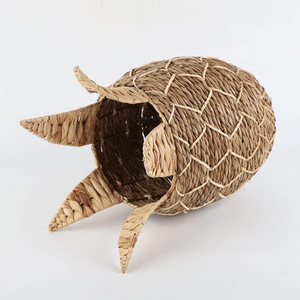 Creative Water Hyacinth Pineapple Shape Woven <b>Basket</b> Rustic Style Decorative <b>Storage</b> <b>Baskets</b> from Vietnam B2B - Product Image 4