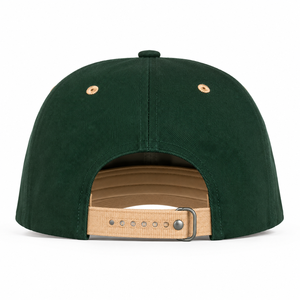 Gorra de Béisbol Verde de 6 Paneles con Costuras en Contraste, Cierre Trasero Ajustable, Gorra Casual Unisex para Adultos, Tela Twill - Product Image 4