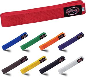 Ceinture de karaté, de judo et de taekwondo de haute qualité, légère, douce, au design personnalisé, vêtements d'arts martiaux, respirante, durable, unisexe, personnalisable - Product Image 1