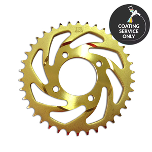 Recubrimiento en Polvo PVD Dorado de Lujo de Alta Calidad para Piezas de Motor, Piñón de Hierro, Certificado ISO, Acero y Aluminio de 1-2 mm de Espesor - Product Image 2