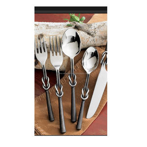 ช้อนและส้อมโลหะขัดทองแดงดีไซน์โบราณเครื่องใช้บนโต๊ะอาหารทันสมัยน้ำหนักเบาเครื่องใช้บนโต๊ะอาหารดีไซน์แบบโบราณ - Product Image 6