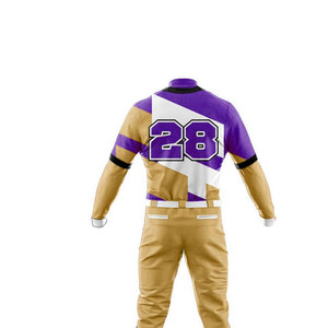 Solid Trader Professional Athletic Cut Quick Drying Light Material Sublimated Team <b>Club</b> Uniform Set Baseball Uniform - Product Image 4