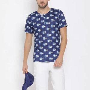 T-shirt de sublimation pour homme personnalisable en gros, résistant à l'eau, léger, séchage rapide, anti-boulochage - Product Image 2