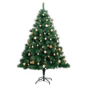 Sapin de Noël Artificiel Articulé avec 300 LED et Ensemble de Boules 82,7 Pouces - Product Image 4