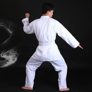 100% <b>Polyester</b> Karate Uniform for Girls Cotton Canvas Fabric BJJ Gi Karate & Judo Uniform Training Wear - Product Image 2