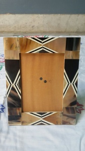 Handmade Eco-Friendly Resin <b>4x6</b> Inch Rectangular Luxury Photo <b>Frame</b> for Home Decor Tabletop - Product Image 2