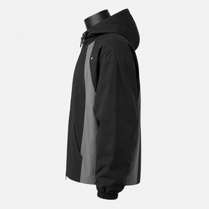 Chaqueta Cortavientos con Capucha Personalizada para Hombre, Impermeable, Resistente al Viento, con Cierre Completo, Fabricante OEM ODM, Venta al Por Mayor - Product Image 4