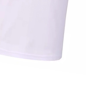 Men's White Polo <b>Shirt</b> Short Sleeve Blue <b>Collar</b> Knitted Cotton Casual Solid Color Breathable Regular Fit - Product Image 6