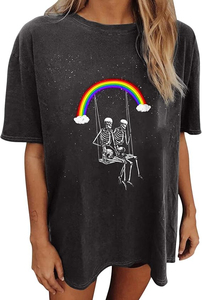 Camisetas Personalizadas de Alta Calidad 100% Algodón para Mujer, Impresión DTG, Camisetas Gruesas, Impresión DTG Personalizada - Product Image 5