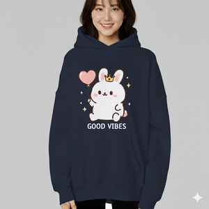 Sweat-shirt à capuche pour femme, inspiré des créateurs, look minimaliste, à porter tous les jours - Product Image 1