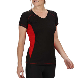 Camiseta de manga corta holgada de alta calidad para mujer, talla regular, tops de verano para damas, camisetas con cuello en V para mujer, muy vendidas y de alta demanda. - Product Image 1