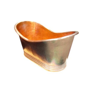 Bañera independiente de cobre hecha a mano, bañera de cobre puro estilo vintage, bañera metálica para decoración de baños de hoteles y resorts. - Product Image 1