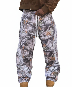 Pantalones Deportivos de Camuflaje para Hombre, con Forro Polar Térmico, Servicios OEM con el Mejor Material, Logotipo Bordado Personalizado, Venta al Por Mayor - Product Image 6