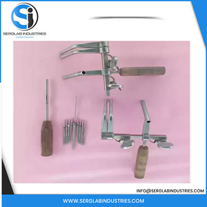 Ensemble d'opérateurs cervicaux Caspar allemands de qualité supérieure, manuels, en acier inoxydable, certifiés CE, réutilisables, instruments neurochirurgicaux - Product Image 2