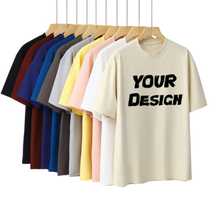 Camiseta de cuello redondo extragrande y gruesa para niños, con estampado personalizado, estilo vintage de verano, corte holgado para hombre. - Product Image 4