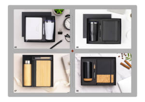 Liviya Custom Embossed PU Leather Business Notebook Pen Bottle Umbrella <b>Gift</b> <b>Box</b> for Mother's Day Graduation Thanksgiving - Product Image 3