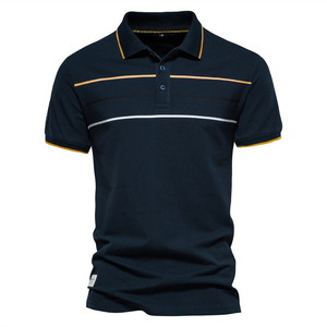 Camisas Polo de Manga Corta para Hombre, Diseño OEM, Suministro al por Mayor, MOQ Bajo, Ropa de Moda Premium, Ropa de Trabajo de Oficina - Product Image 1