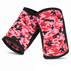 Manchon de coude en néoprène 9MM pour haltérophilie et entraînement en salle de sport, motif camouflage, robuste, protecteur et de soutien - Product Image 2