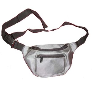 Multi-Functional Corduroy Waterproof Zipper Closure Barrel-shaped Waist Bag Men Women Sports Crossbody <b>Letter</b> Fashion Gift - Product Image 1