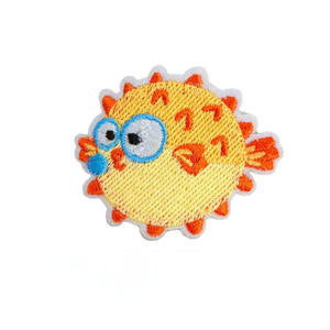 Factory Wholesale Embroidery Patch Custom Fine Stitch Applique Badge for Jackets Hats Shirts Bags Clothing Heat <b>Press</b> Iron On - Product Image 2